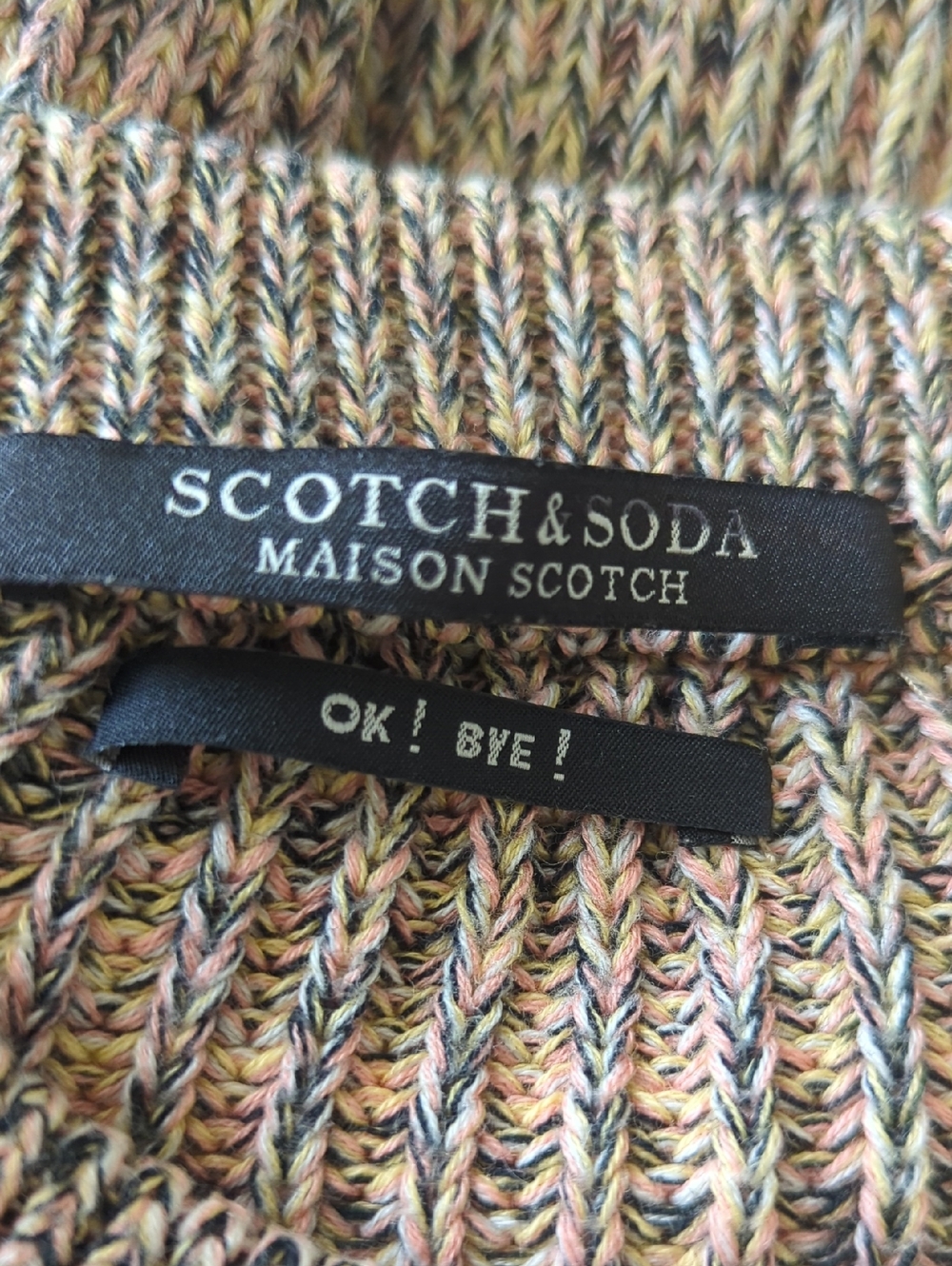 Scotch & Soda - Maison Scotch Lattice Side Knit Sweater - Picture 5 of 8